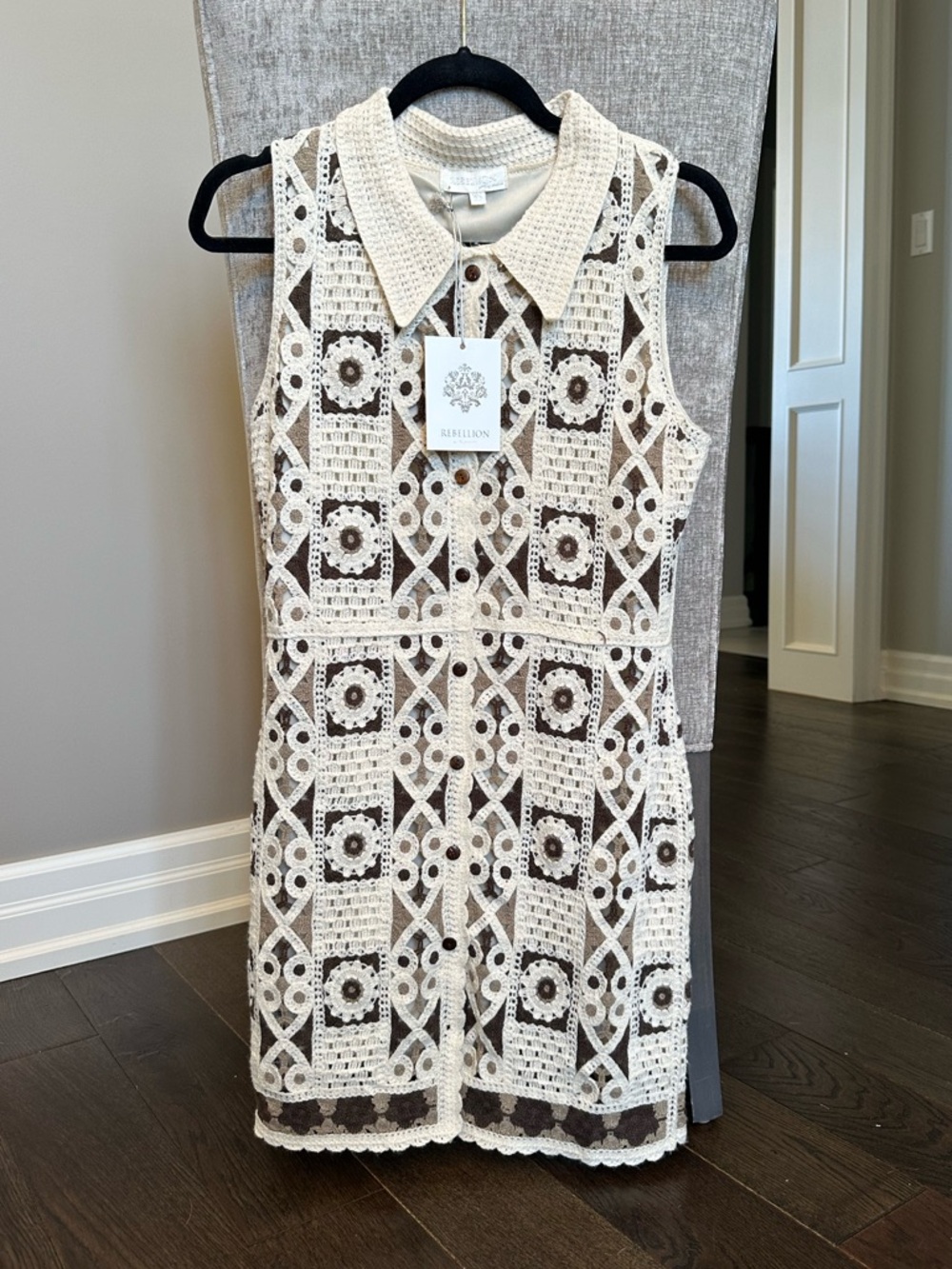 Crochet Mini Dress - NWT
